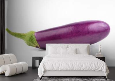 egg plant on white background Wall mural