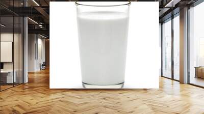 fresh milk in the glass on transparent png Wall mural