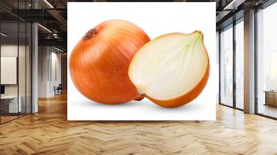 Onion bulbs isolated on transparent png Wall mural