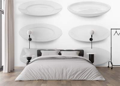 plate on white background Wall mural