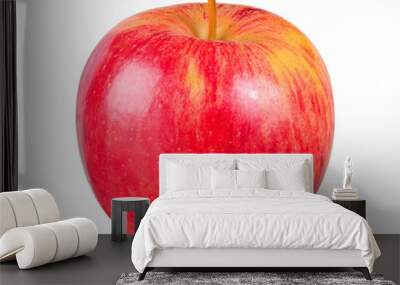 Red apple on transparent png Wall mural