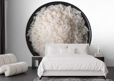 rice in a bowl on transparent png Wall mural