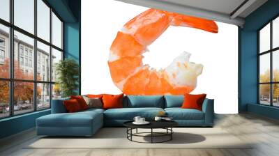 shrimps on transparent png Wall mural