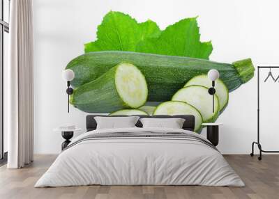 zucchini on transparent png Wall mural