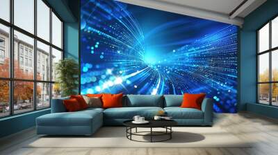 abstract technology communication concept vector background Wall mural