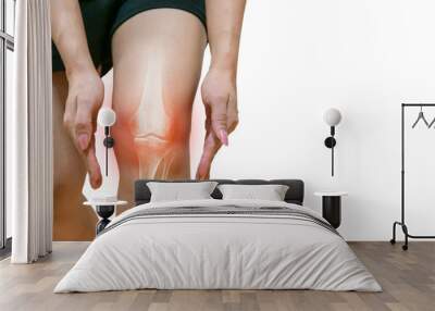 human leg osteoarthritis inflammation of bone joints Wall mural