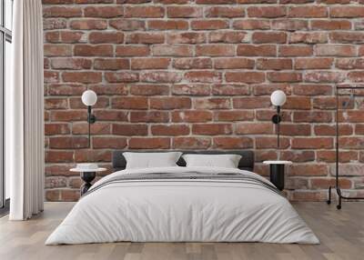 Seamless old brick wall texture or background Wall mural