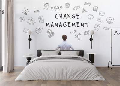 change management concept Wall mural