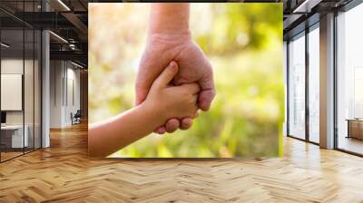 father and child Wall mural