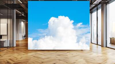 Clouds with blue sky background Wall mural