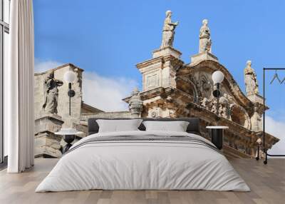 Architectural details of The Priory Church in Puerto de Santa Maria, Cadiz Wall mural