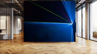 Disco laser light show Wall mural