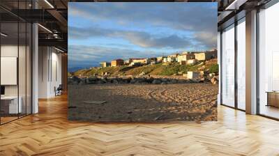 View of the community of Pond Inlet in the north Baffin Region of Nunavut, Canada Wall mural