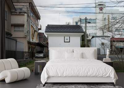 Japanese old style house Wall mural