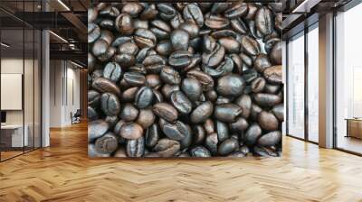 brown coffee texture background Wall mural