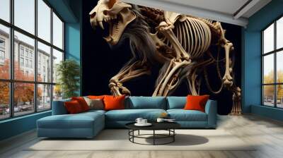 skeleton of a lion Wall mural