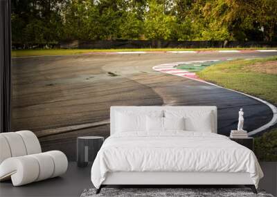 RACING TRACK BACK GROUND Wall mural