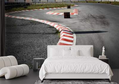 RACING TRACK BACKGROUND Wall mural