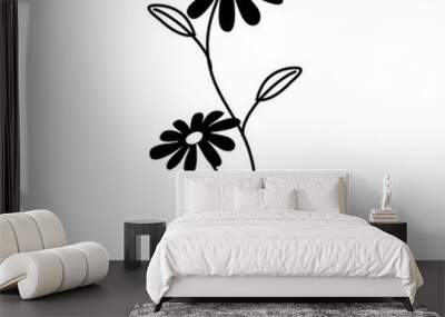 Flower pattern Wall mural