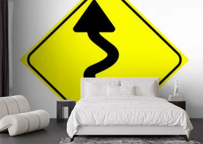 traffic sign, regulatory sign Wall mural