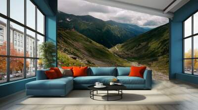 beautiful view in the mountains Wall mural