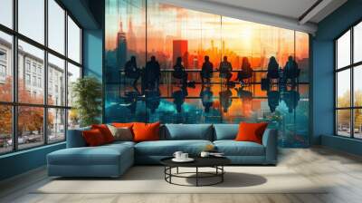 Scene is peaceful and serene Wall mural