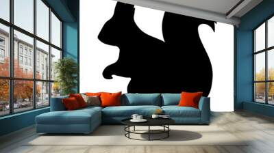 squirrel vector Wall mural