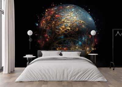 Sphere of the Globe: Full Universe Exploration Wall mural