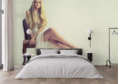 stylish young woman Wall mural