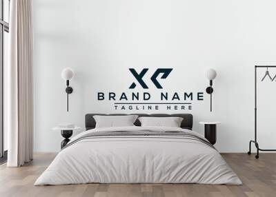 Logo design letter XP . Elegant modern. Vector template. Wall mural