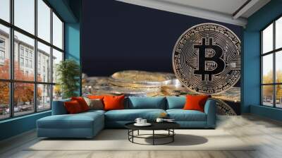 Bitcoin Digital Cryto Currency Wall mural