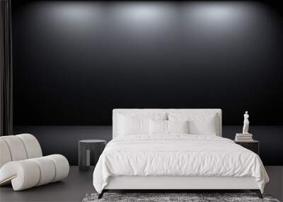 blur dark grey and black gradient used as background studio wall for display your products plain studio backgrou 6 Wall mural