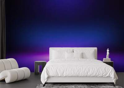 Creative glowing purple metaverse space background Wall mural