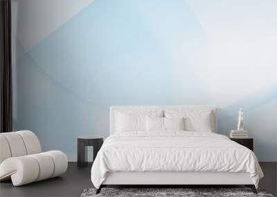 Minimal light blue background. Simple vector graphic pattern Wall mural