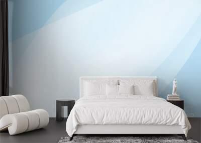 Minimal very light blue background. Simple vector pattern Wall mural