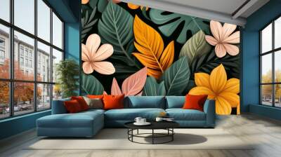 The image is vibrant and full of life, evoking a sense of warmth Wall mural