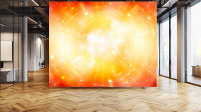 abstract background. brilliant orange circles for background Wall mural