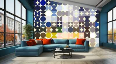 Bokeh light, shimmering blur spot lights on multicolored abstrac Wall mural