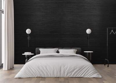 black polished aluminum background Wall mural