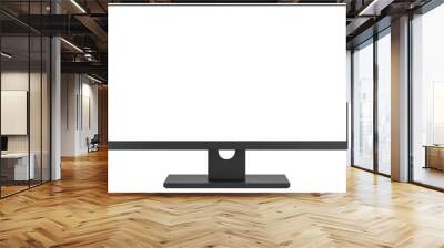 computer monitor with blank screen Wall mural