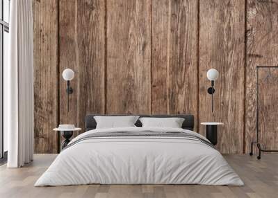 Old wood plank texture background Wall mural