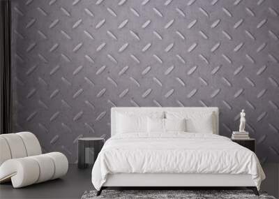 steel floor texture background Wall mural