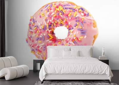 strawberry flavoured donut Wall mural