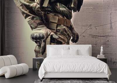 airsoft player Wall mural