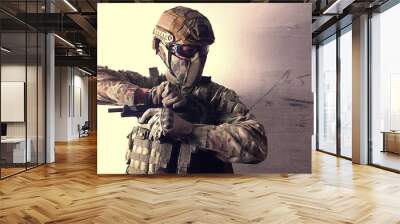 airsoft player Wall mural