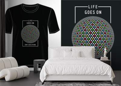 t shirt design  Wall mural