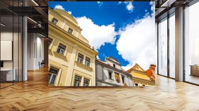 Historische Architektur in Krumlov Wall mural