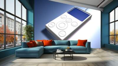 mp3 player 2 Wall mural