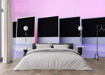 Picture Frames. Wall mural