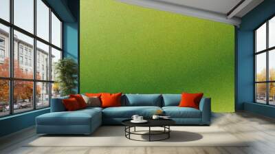 green color gradient background blurred color flow, grainy texture effect, banner design Wall mural